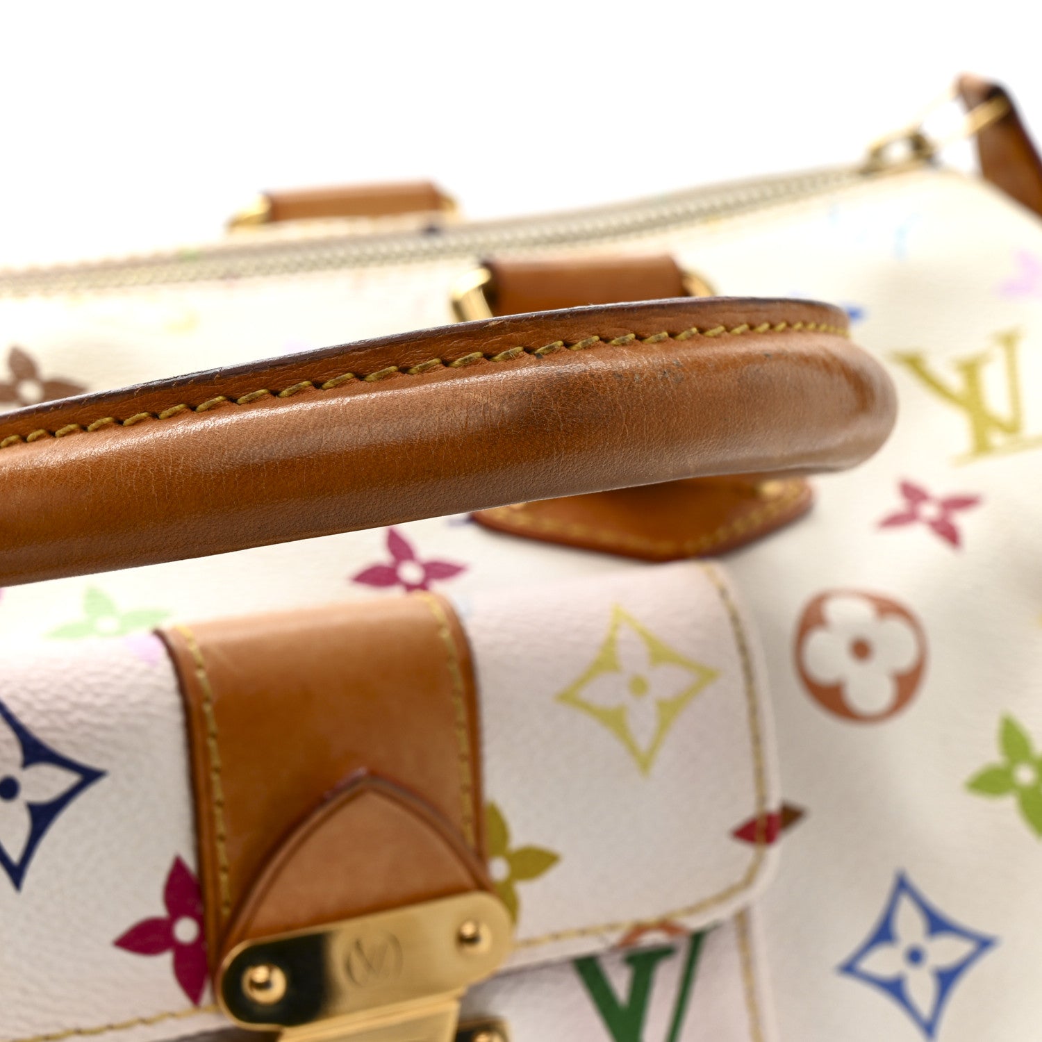 Louis Vuitton Monogram Multicolor Speedy 30 White 12 of 15