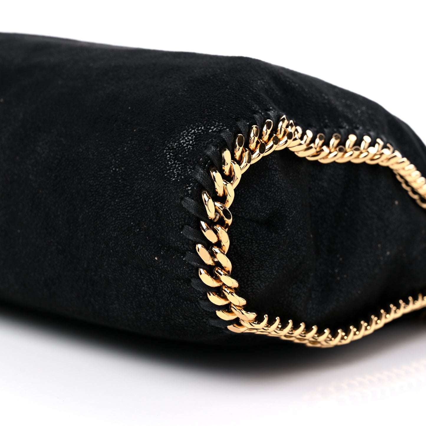 Shaggy Deer Falabella Fold Over Tote Black