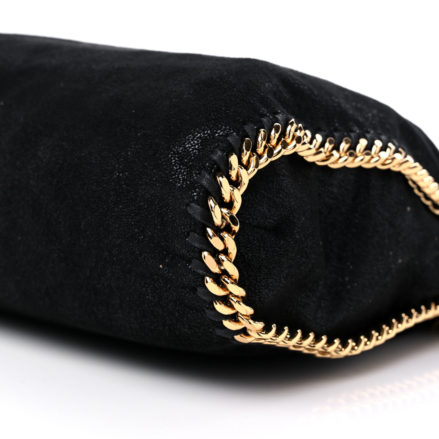 Stella McCartney Shaggy Deer Falabella Fold Over Tote Black 9 of 9