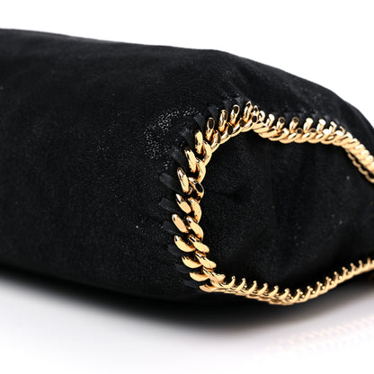 Stella McCartney Shaggy Deer Falabella Fold Over Tote Black 9 of 9