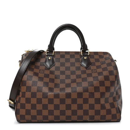 Louis Vuitton Damier Ebene Speedy Bandouliere 30 1 of 10