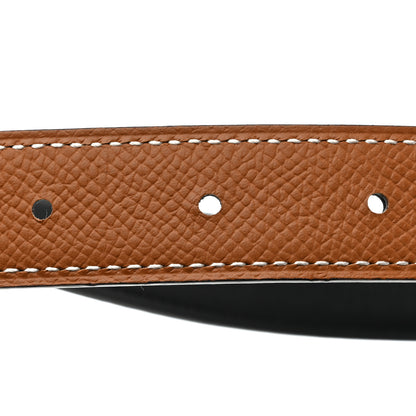 Hermes Swift Epsom 24mm Mini Constance H Belt 75 Black Gold 6 of 10