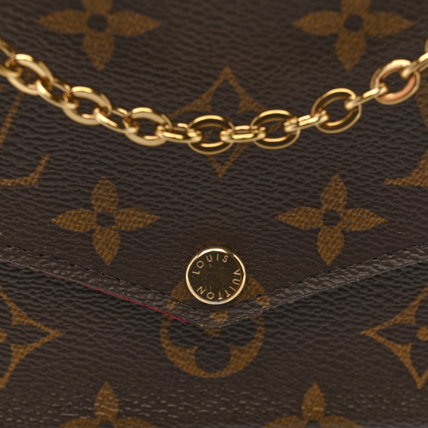 LOUIS  VUITTONフェリーチェ Louis Vuitton Navy Monogram Empreinte Leather Pochette Felice Bag