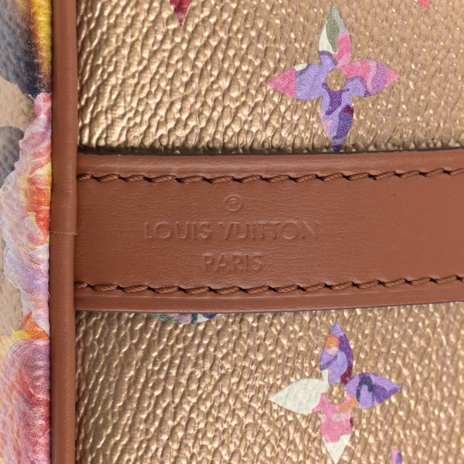 Louis Vuitton Metallic Monogram LV Garden Speedy Bandouliere 25 Gold 10 of 10