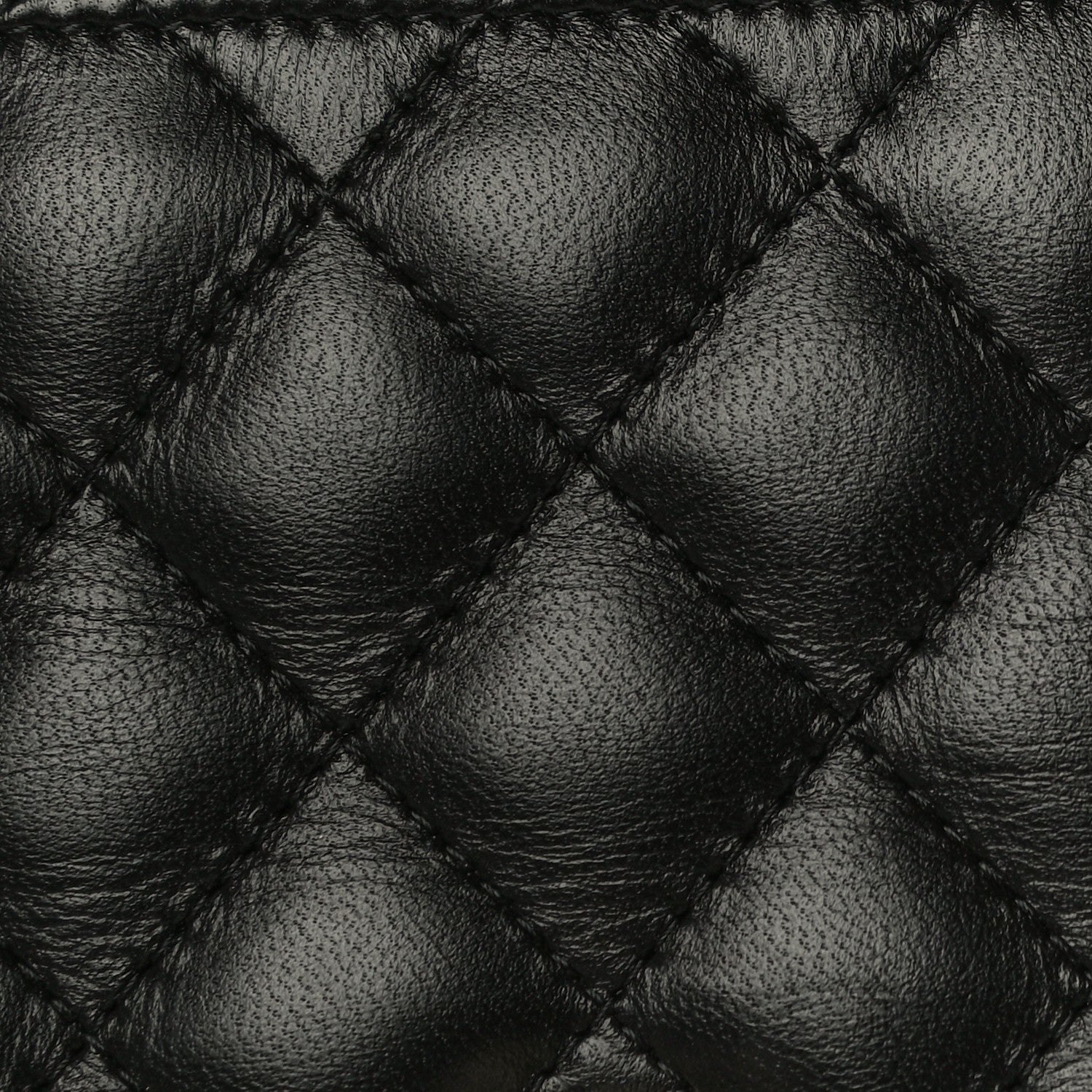 Chanel Lambskin Quilted Mini Square Flap Black 14 of 17