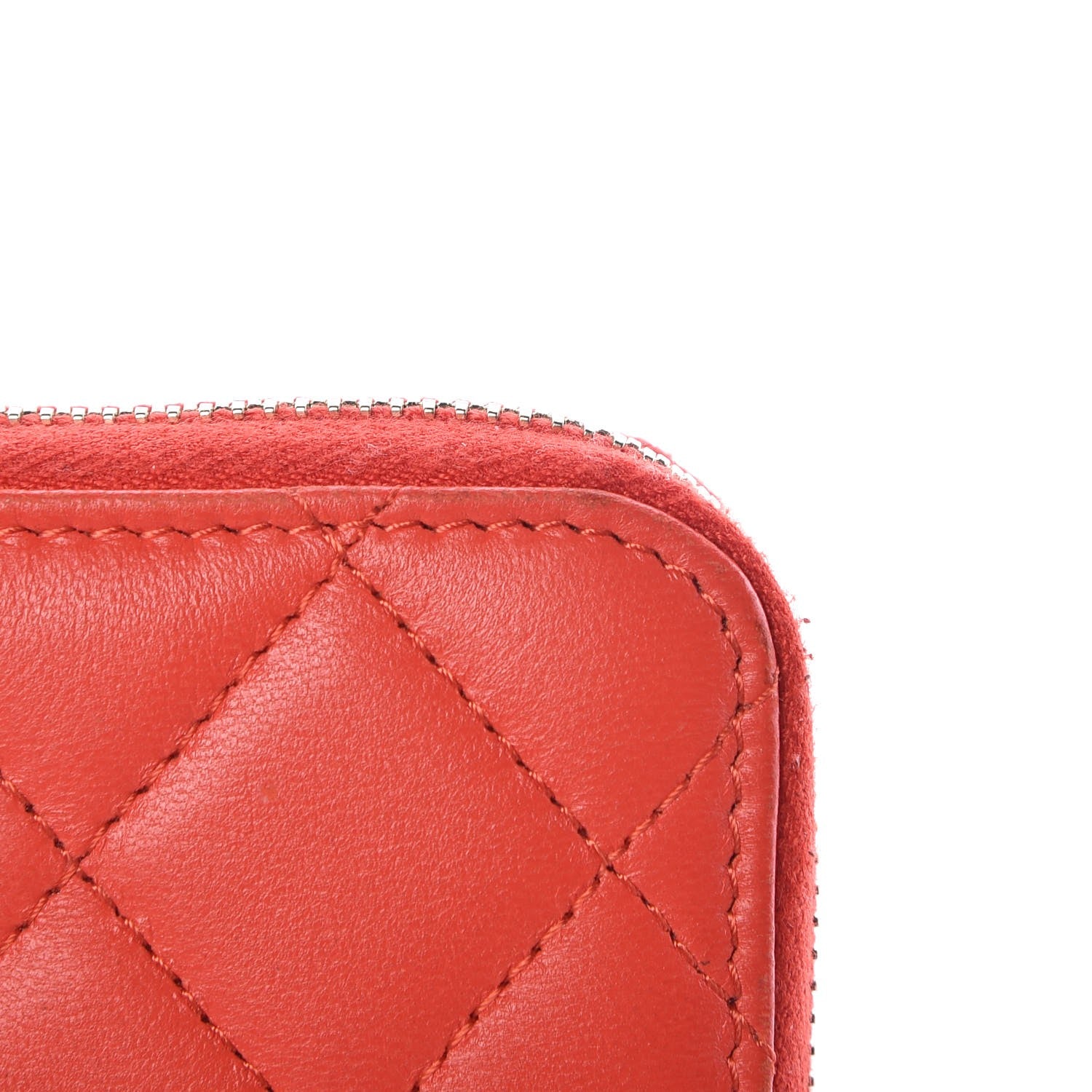 Chanel Lambskin Quilted Key Holder Case Red 12 of 18