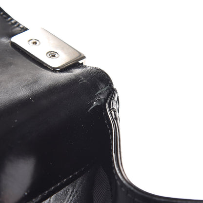 Chanel Glazed Calfskin Large Boy Flap Black 8 of 10
