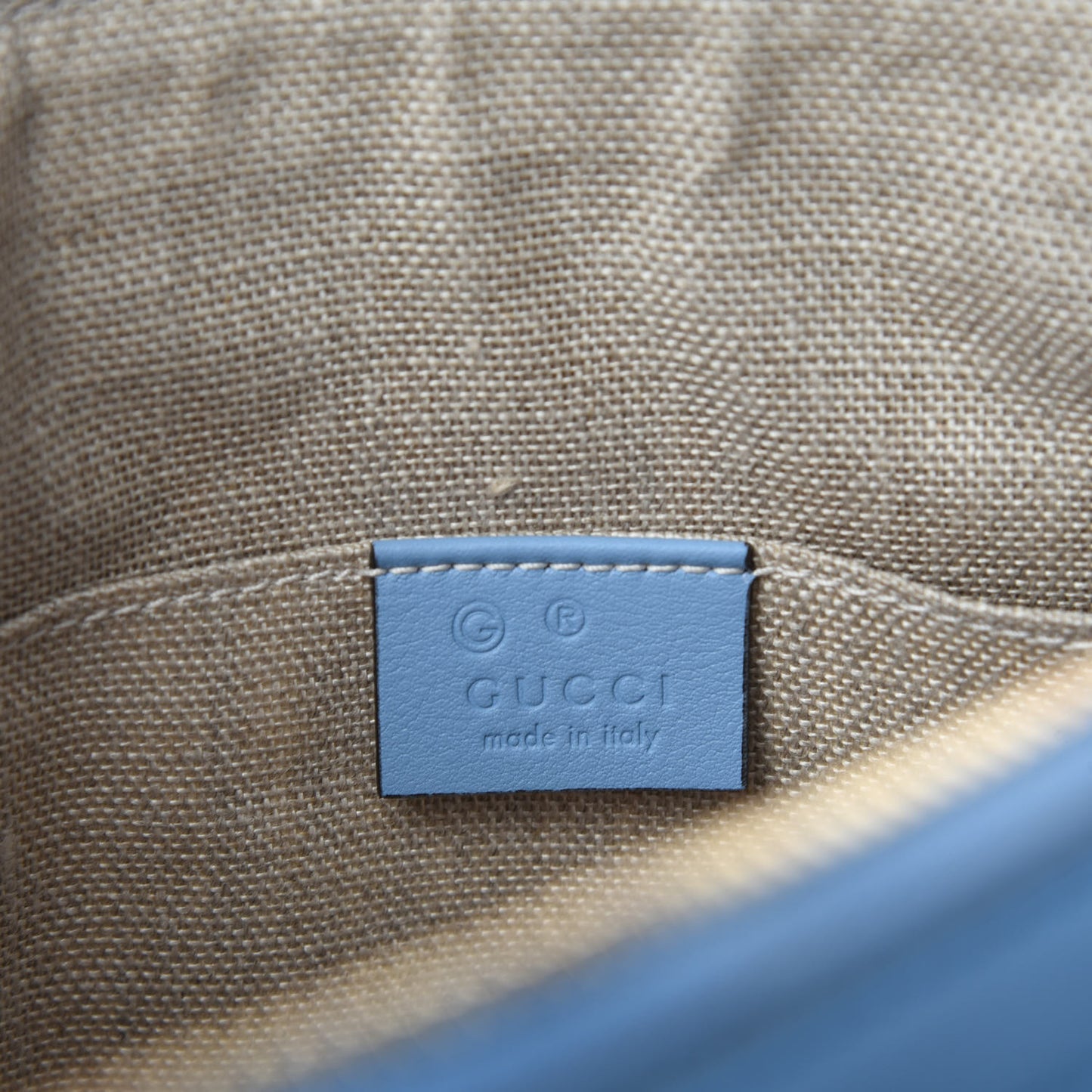 Microguccissima Mini Dome Bag Mineral Blue