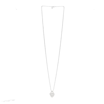 Tiffany Sterling Silver Large Return to Tiffany Heart Pendant Necklace 3 of 5