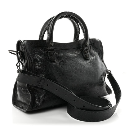 Balenciaga Agneau Arena Classic Hardware Charms Small Le City Black 3 of 10