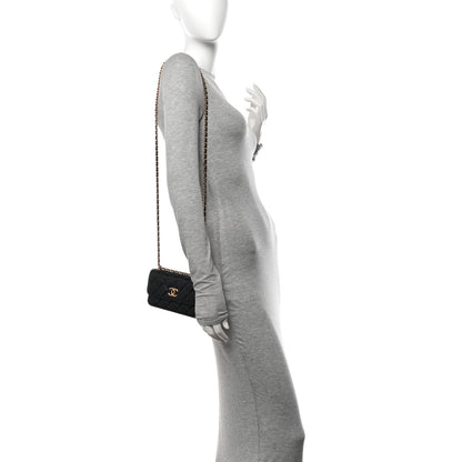 Chanel Lambskin Quilted Dynasty Flap Phone Holder With Chain Black 2 of 12