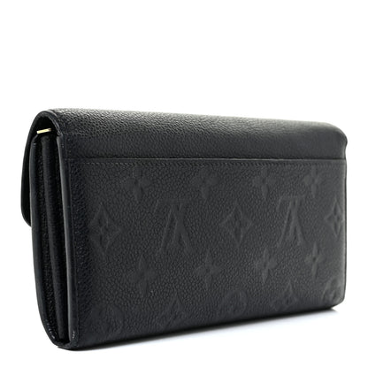 Louis Vuitton Empreinte Sarah Wallet NM Black 3 of 12
