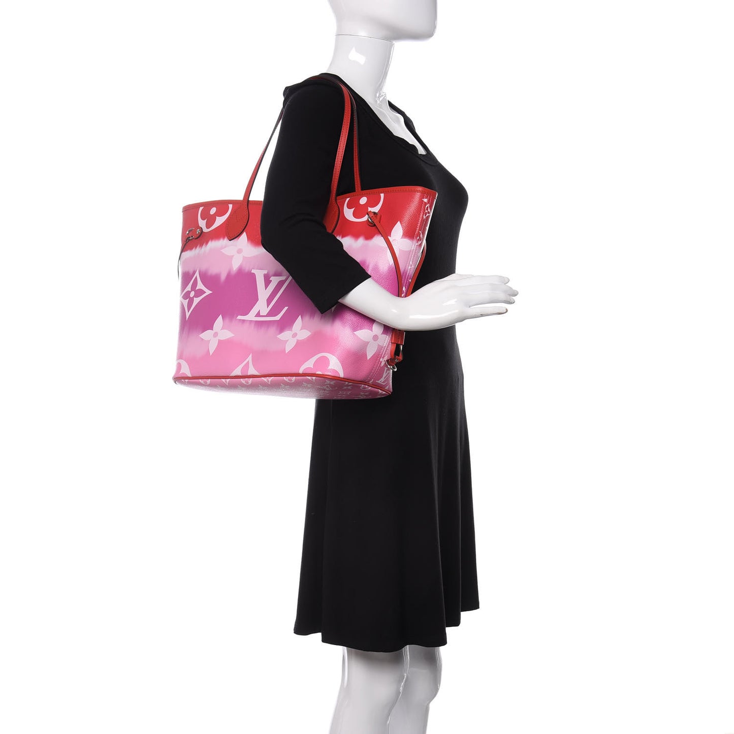 Monogram Escale Neverfull MM Rouge