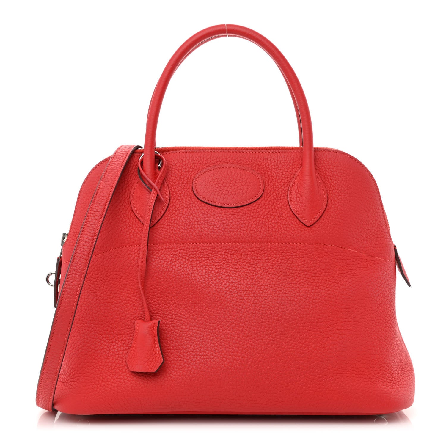 Hermes Taurillon Clemence Bolide 31 Rouge Tomate 1 of 10