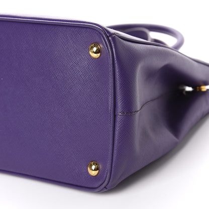 Prada Saffiano Medium Galleria Double Zip Tote Viola 7 of 11