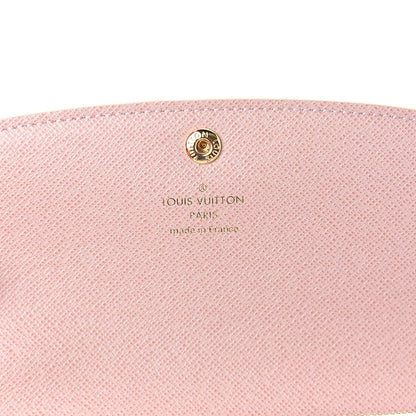 Louis Vuitton Damier Azur Emilie Wallet Rose Ballerine 6 of 6