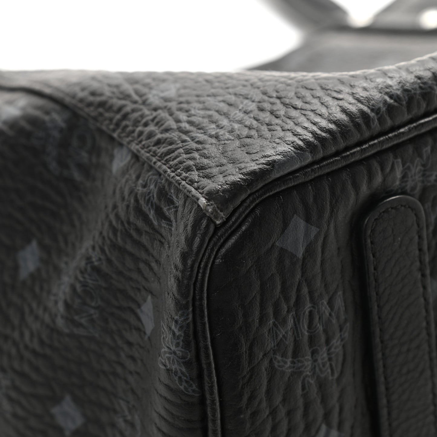 Visetos Medium Reversible Shopping Tote Black