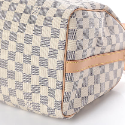 Louis Vuitton Damier Azur Speedy Bandouliere 30 9 of 9