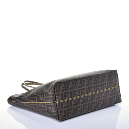 Fendi Zucca Spalmati Medium Roll Tote Tobacco Giallo 4 of 12