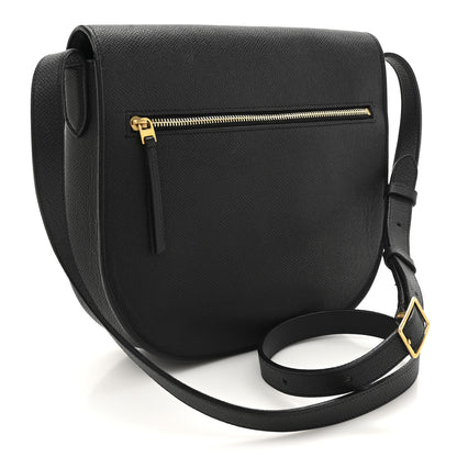 Celine Grained Calfskin Small Trotteur Black 3 of 10