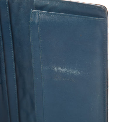 Chanel Patent Quilted Brilliant Yen Wallet Dark Blue 9 of 11