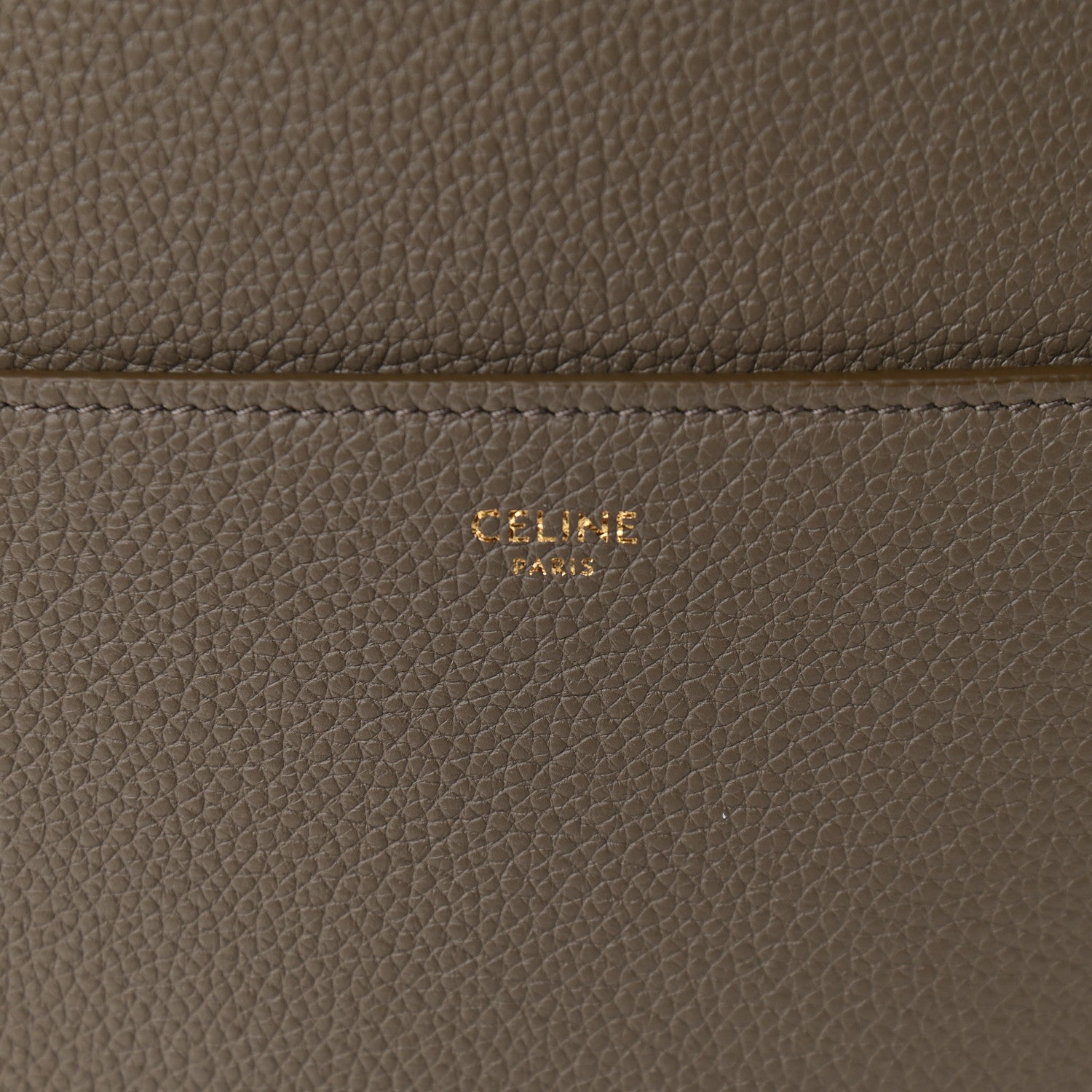 Celine Soft Grained Calfskin Sangle Bucket Bag Taupe 6 of 8
