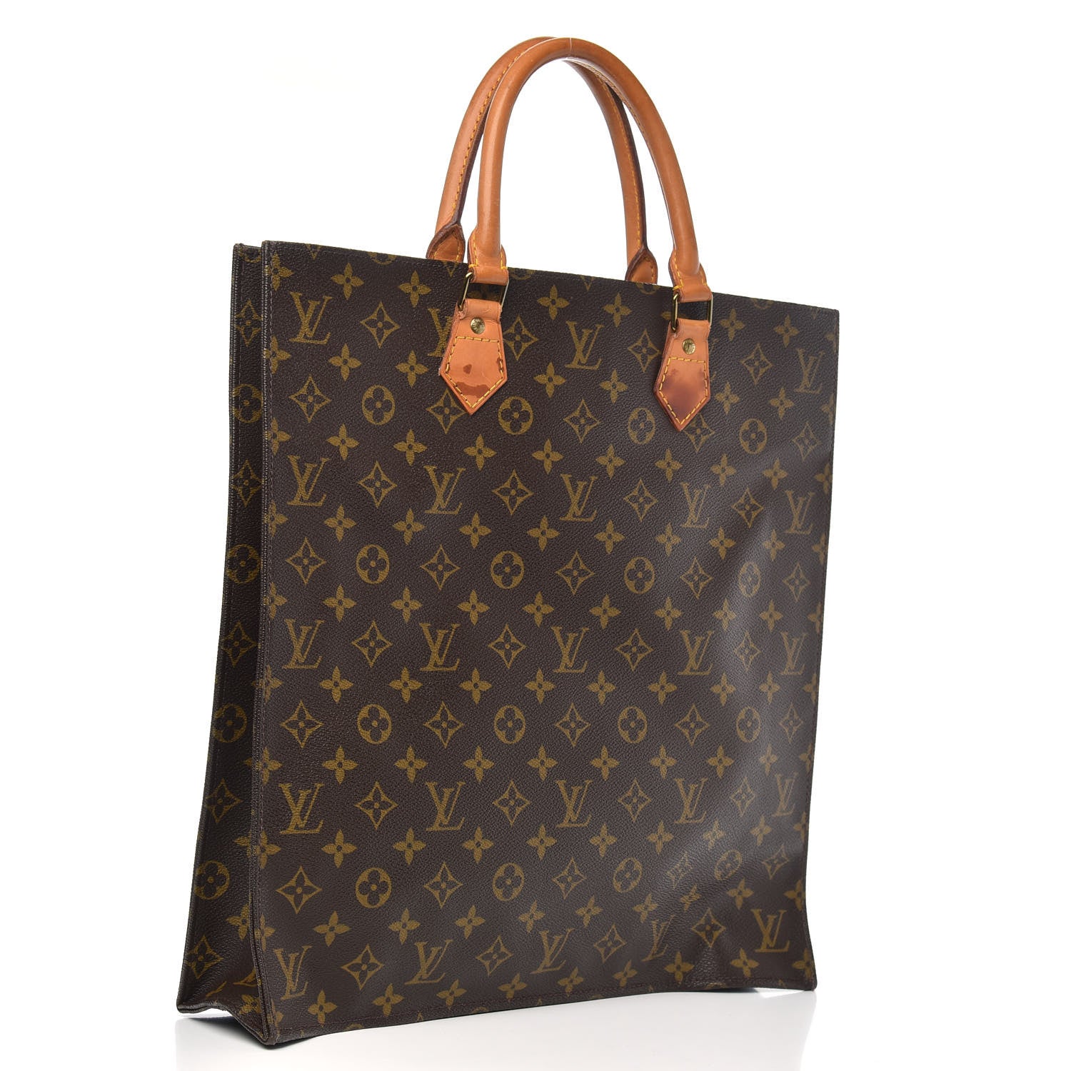 Louis Vuitton Monogram Sac Plat 3 of 13