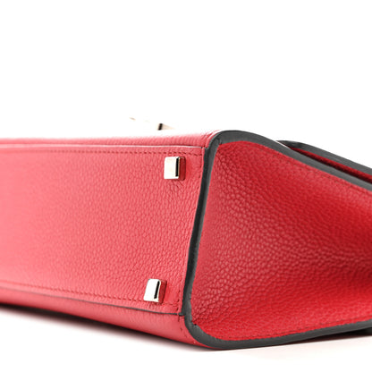 Moynat Taurillon Blush Rejane BB Red 9 of 9