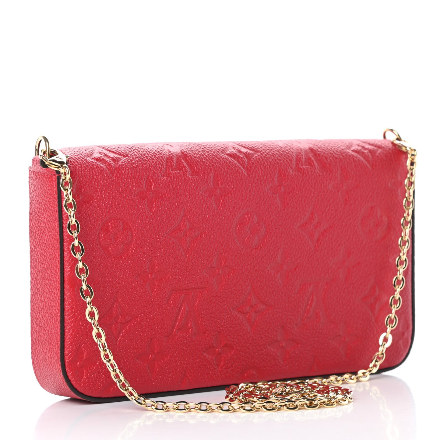 Empreinte Pochette Felicie Chain Wallet Scarlet