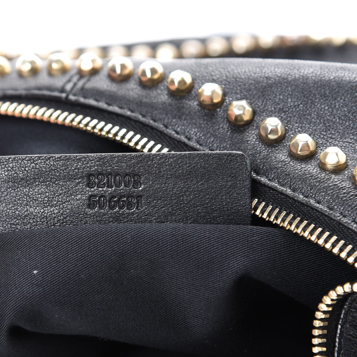 Alexander McQueen Calfskin Studded De Manta Clutch Black 6 of 12