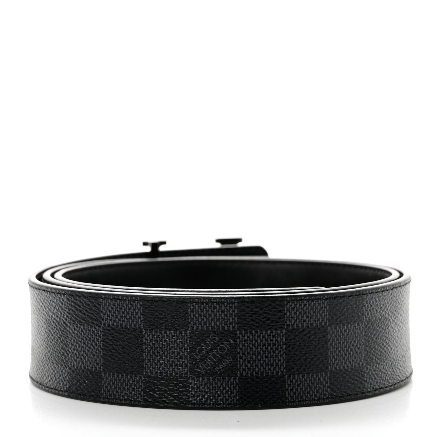 Damier Graphite 40mm LV Initiales Belt 95 38