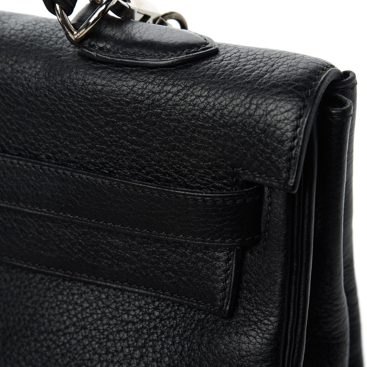 Hermes Taurillon Clemence Kelly Retourne 35 Black 11 of 12