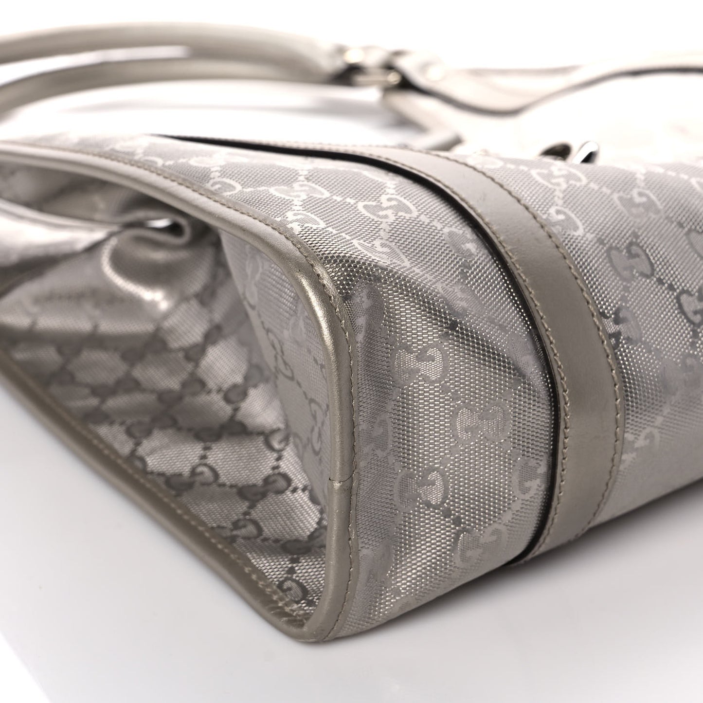 Imprime Monogram Medium Joy Shoulder Bag Silver