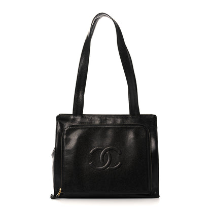 Chanel Caviar CC Shoulder Bag Black 1 of 8