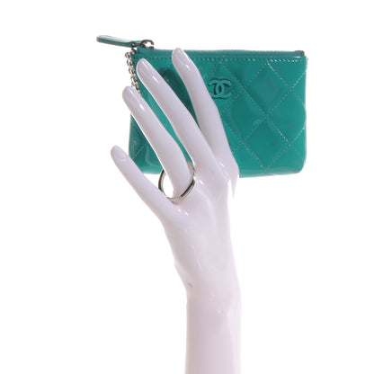 Chanel Patent Key Holder Case Green 2 of 8