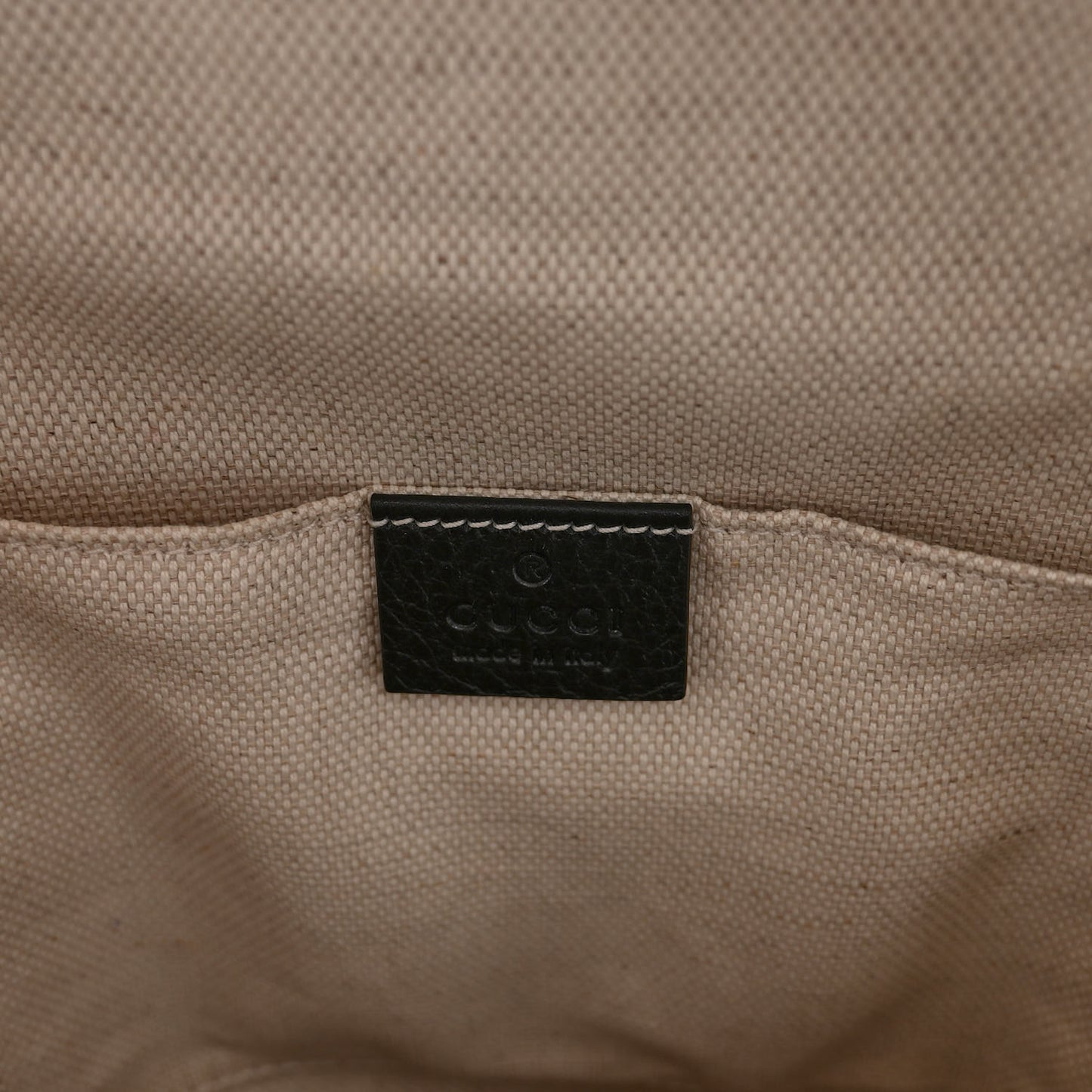 Pebbled Calfskin Soho Chain Backpack Black