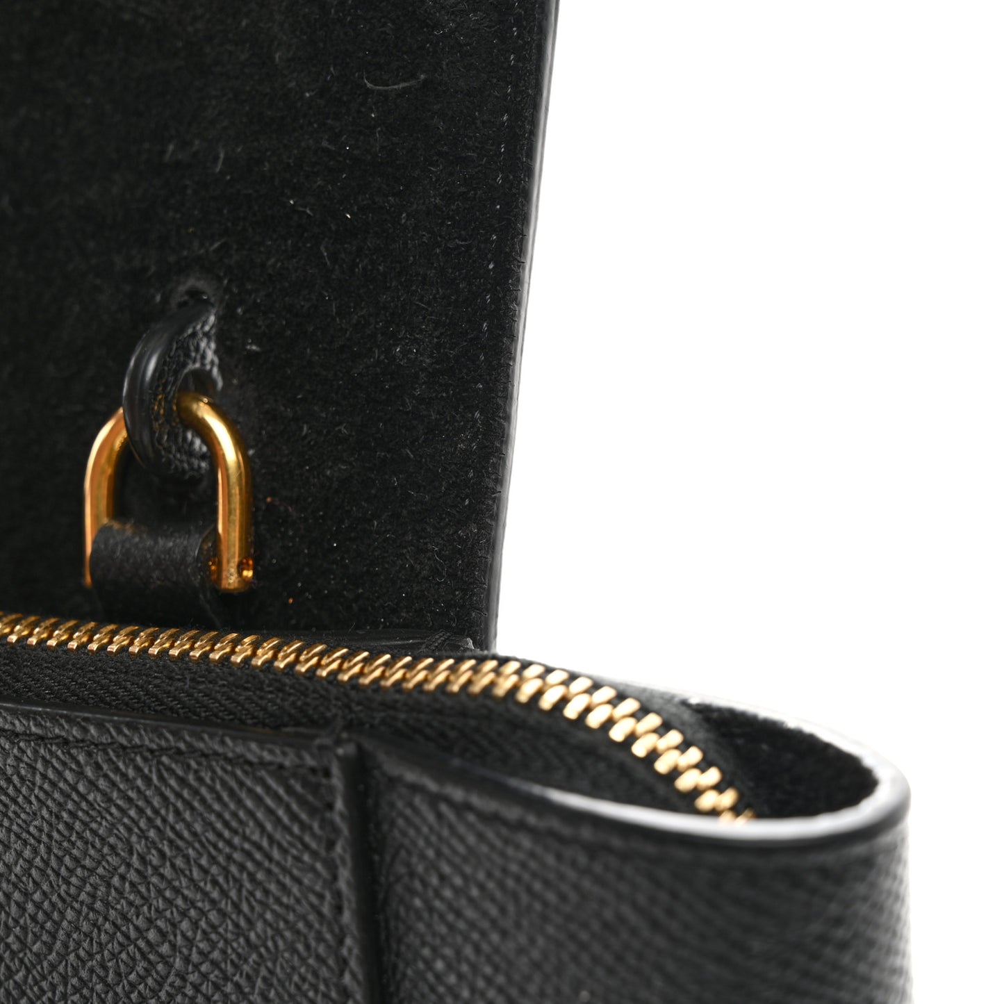 Grained Calfskin Nano Belt Bag Black