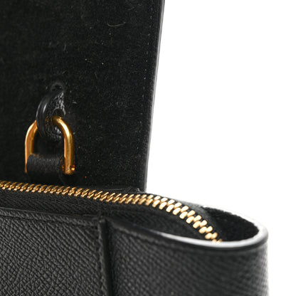 Celine Grained Calfskin Nano Belt Bag Black 12 of 13