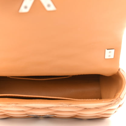 Louis Vuitton Lambskin Studded Malletage GO-14 PM Tan 6 of 14