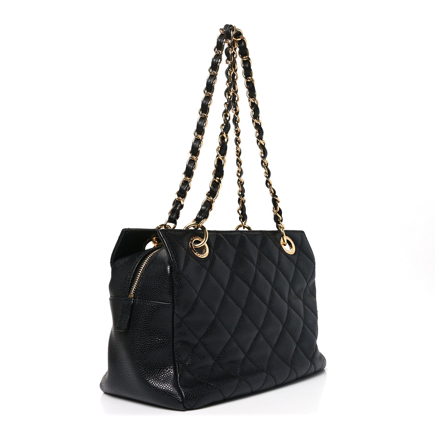 Chanel Caviar Quilted Petit Timeless Tote PTT Black 3 of 10
