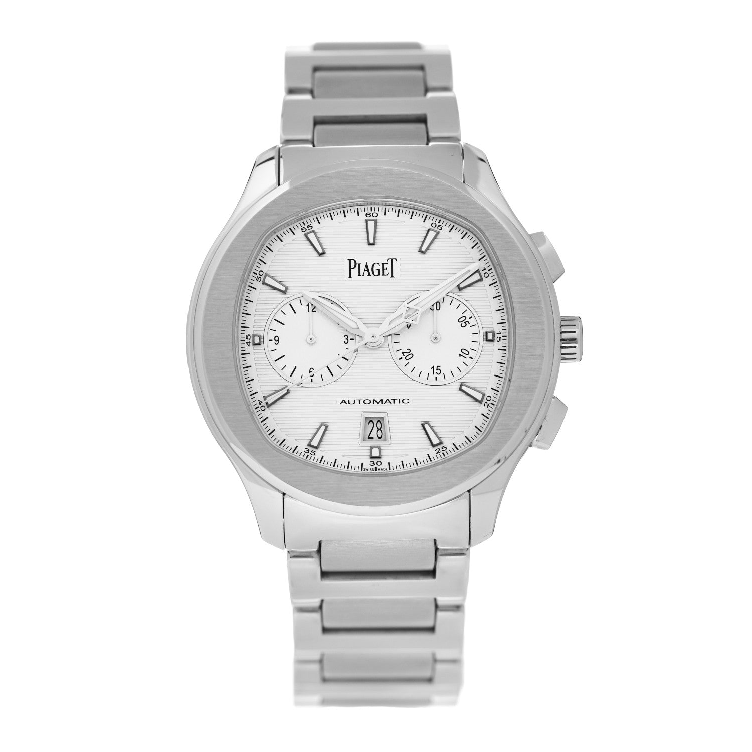 Piaget Stainless Steel 42mm Polo S Chronograph Automatic Watch 1 of 5