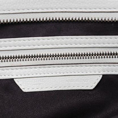 Celine Drummed Calfskin Mini Luggage Lune 6 of 9