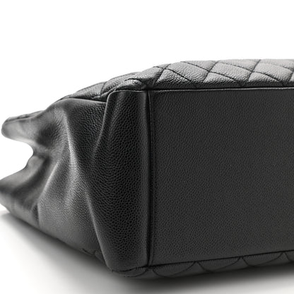 Chanel Caviar Quilted Grand Shopping Tote GST Black 9 of 11