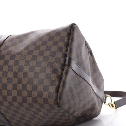 Louis Vuitton Damier Ebene Keepall Bandouliere 55 9 of 10