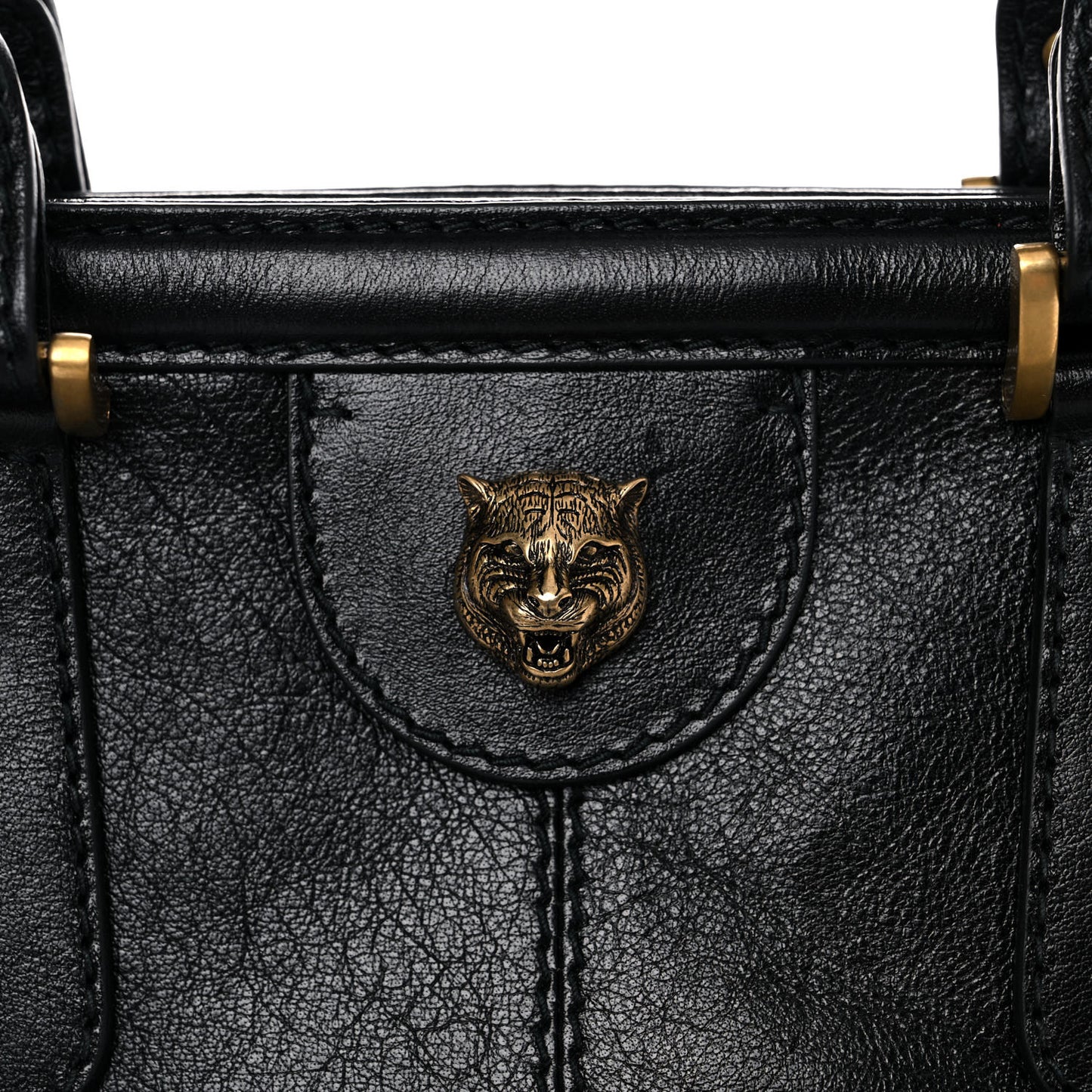 Calfskin Large Re(Belle) Top Handle Bag Black