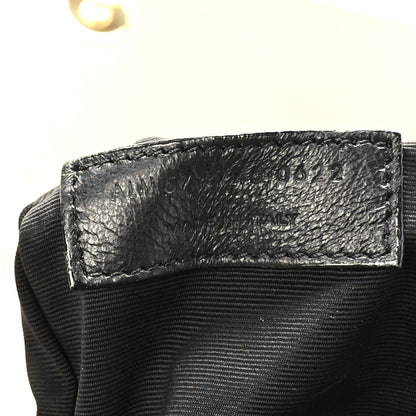 Saint Laurent Calfskin Y Quilted Monogram Medium Loulou Chain Satchel Dark Natural 6 of 9