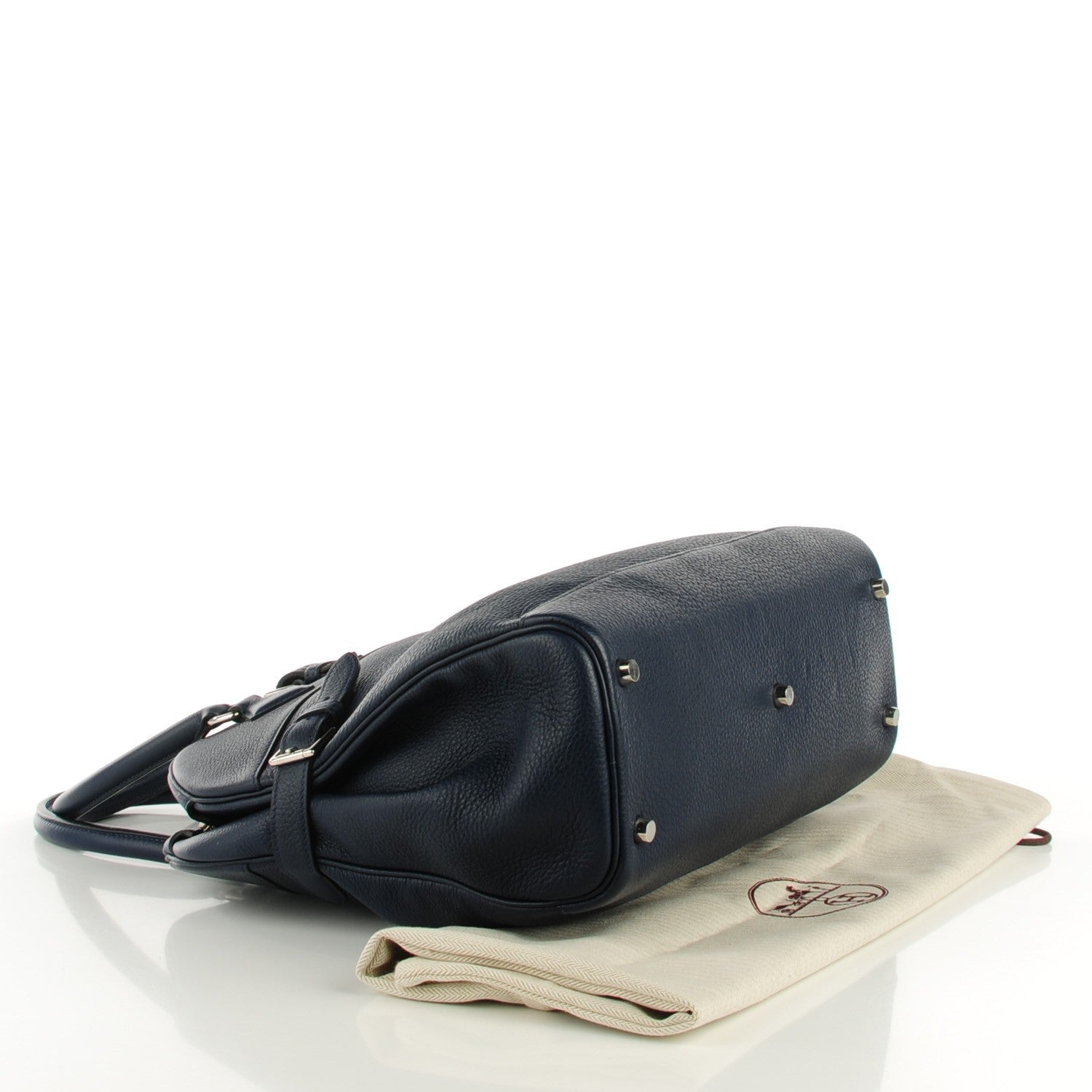 Hermes Taurillon Clemence Atlas 35 Bleu Saphir 5 of 10
