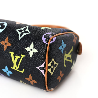 Louis Vuitton Monogram Multicolor Mini Sac HL Speedy Black 7 of 7
