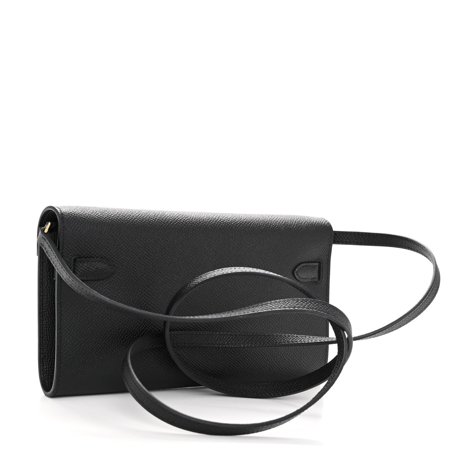 Hermes Epsom Kelly Wallet To Go Black 3 of 11