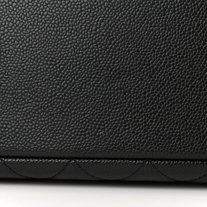Chanel Caviar Quilted Grand Shopping Tote GST Black 12 of 13